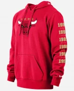 Unisex New Era x Chicago Bulls 2021-22 City Edition Red Hoodie