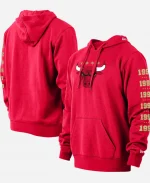 Unisex New Era x Chicago Bulls 2021-22 City Edition Red Pullover Hoodie