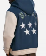 Unisex October's Very Own Owls Starling Blue Full-Zip Fleece Varsity Hoodie