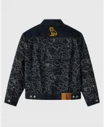 Unisex October's Very Own x BAPE Neon 1st Como Denim Jacket