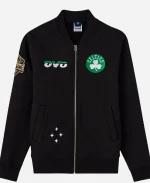 Unisex October's Very Own x NBA Boston Celtics Black Bomber Jacket