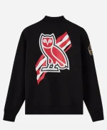 Unisex October's Very Own x NBA Chicago Bulls Black Jacket