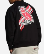 Unisex October's Very Own x NBA Chicago Bulls Black Zipper Jacket