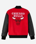 Unisex October's Very Own x NBA Chicago Bulls  Varsity Jacket -Red