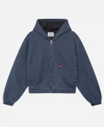 Unisex Scuffers Stained Work Jacket - Navy Blue