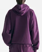 Unisex Sp5der Star OG Web V2 Purple Hoodie