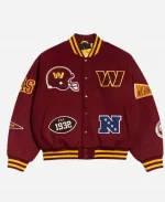 Washington Commanders Pennant Full-Snap Varsity Jacket