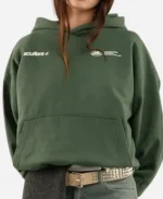 Women Scuffers With love Sign Hoodie