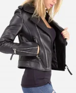 Women's Black Leather jacket