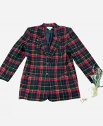 Women's Christmas Plaid Blazer