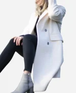 Women's Christmas White Coat