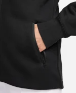 Women's Nike England Lionesses 2025 Tech Fleece Black Hoodie 