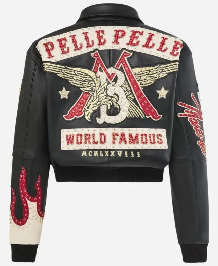 Women’s Pelle Pelle World Famous Black Leather Jacket