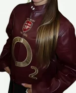 Yasmin Naomi Bergkamp Fans Special Gunners Leather Jacket