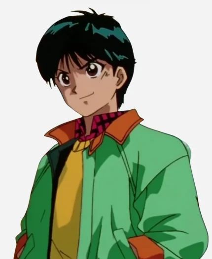 Yuyu Hakusho Tv Series Yusuke Urameshi Green Bomber Jacket