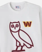 2025 OVO Washington Commanders Long-Sleeve T-Shirt - White
