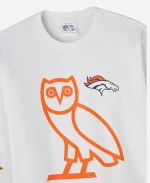 2025 October's Very Own OVO x NFL Denver Broncos White Long-Sleeve T-Shirt