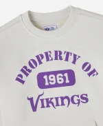 2025 October's Very Own OVO x NFL Minnesota Vikings Crewneck Fleece Sweatshirt