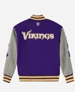 2025 October's Very Own OVO x NFL Minnesota Vikings Purple Varsity Jacket