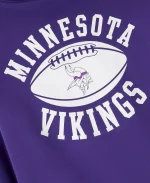 2025 October's Very Own OVO x NFL Minnesota Vikings Waffle Lined Purple Hoodie