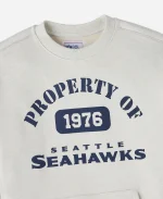 2025 October's Very Own OVO x NFL Seattle Seahawks Crewneck Fleece Sweatshirt
