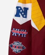 2025 October's Very Own OVO x NFL Starter Commanders Burgundy Jacket