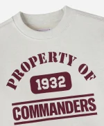 2025 October's Very Own OVO x NFL Washington Commanders Crewneck Fleece Sweatshirt