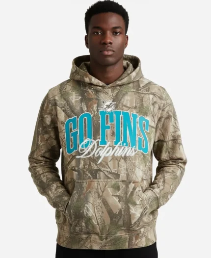 Abercrombie Miami Dolphins Camo Hoodie