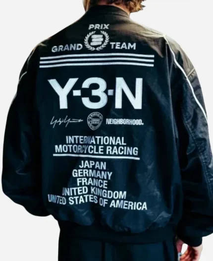 Adidas Travis Scott Las Vegas F1 Grand Prix Racing Y3-N Black Jacket