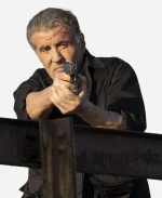 Agent Chester Alarum 2025 Sylvester Stallone Jacket - Black