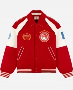 Aimé Leon Dore Olympiacos F.C. UEFA Champions League 2025 Red Jacket