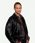 Alexander Skarsgård Pillion Leather Jacket