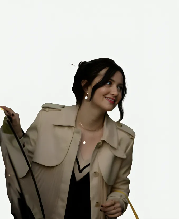 Alice Baylor Accused S01 Pleated Coat Alice Baylor Accused S01 Pleated Coat