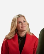 Alison Sweeney A Magical Christmas Village Coat - Red