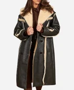 Alix Double Breasted Shearling Coat