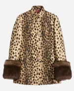 All’s Fair 2025 Naomi Watts Brown Leopard Print Jacket