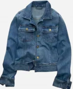 American Eagle x Sydney Sweeney Denim Jacket - Blue