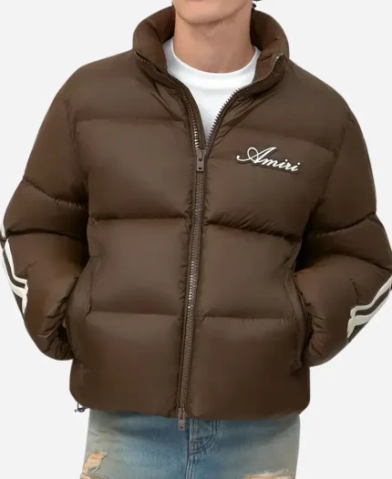 Amiri Bones Down Brown Jacket