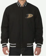 Anaheim Ducks Wool Varsity Jacket