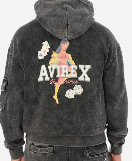 Arivex Sky Charmer Black Pullover Hoodie