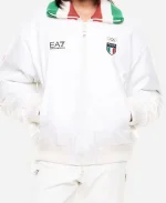 Armani Olympics Team Italy 2026 EA7 Emporio Jacket - White