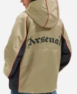 Arsenal Windbreaker Gold Jacket