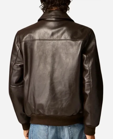 Aviator A2 Italian Flight Brown Vintage Leather Jacket