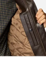 Aviator A2 Italian Flight Vintage Leather Jacket - Brown