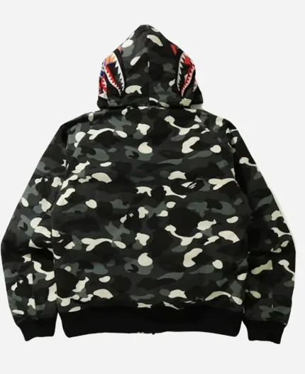 BAPE City Camo Shark Black Down Hooded Jacket