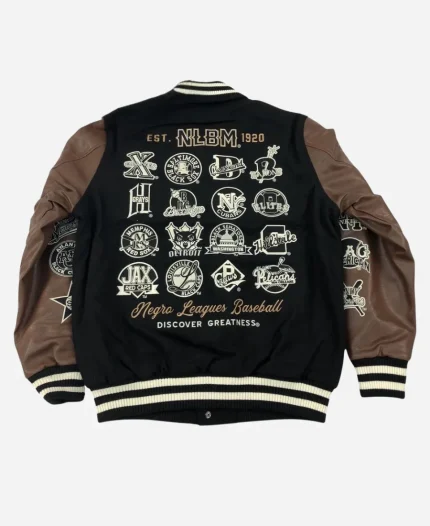 Baseball Negro Baseball League Brown Varsity Jacket