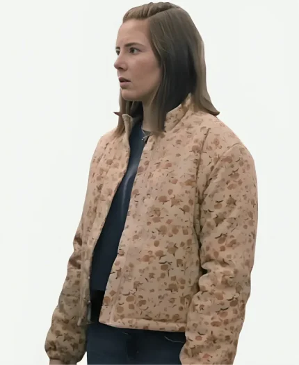 Baye McPherson TV Series Heartland S19 Katie Fleming Morris Floral Puffer Jacket