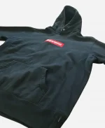 Box Logo Supreme Black Hoodie