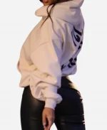 Breana Tiesi TV Series Selling Sunset “I'LL BE A C’nT” Print Cream Hoodie