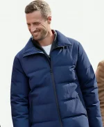 Brendan Penny Film A Season for Family 2023 Paul Blue Puffer Jacket